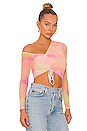 view 2 of 4 Bash Top in Cloud Tie Dye
