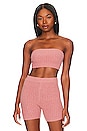 view 1 of 4 Reign Cropped Tube Top in Mauve