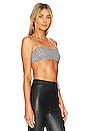 view 2 of 5 Patton Bralette in Black White Check