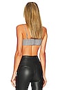 view 3 of 5 Patton Bralette in Black White Check