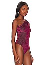 view 3 of 6 Vika Bodysuit in Burgundy