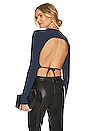 view 1 of 4 Olivia Top in Navy Blue