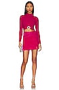 view 4 of 5 Odilia Turtleneck Knit Top in Magenta