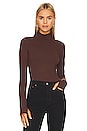 view 1 of 5 Tienna Bodysuit in Coffee Brown