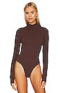 view 2 of 5 Tienna Bodysuit in Coffee Brown