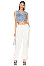 view 4 of 4 Dakota Denim Cropped Vest in West Cliff
