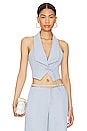view 1 of 4 Frankie Top in Soft Blue