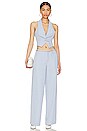 view 4 of 4 Frankie Top in Soft Blue