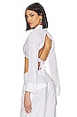 view 1 of 4 x Jetset Christina Noemi Cropped Beach Shirt in White