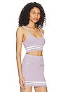 view 2 of 4 Alize Cropped Knit Tank in Purple