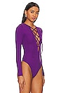 view 3 of 5 Aaliyah Bodysuit in Purple