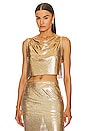 view 1 of 5 SASCHA トップ in Gold
