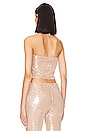 view 3 of 5 Stevie Sequin Top in Nude Neutral