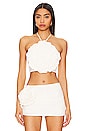 view 1 of 4 Zora Crop Top in White