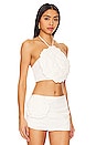 view 2 of 4 Zora Crop Top in White
