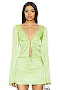 view 1 of 4 Adriana Top in Lime Green
