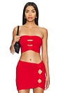 view 1 of 5 Ziona Tube Top in Red