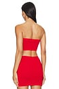 view 3 of 5 Ziona Tube Top in Red