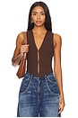 view 1 of 4 Margie Vest in Brown