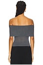 view 3 of 4 Anita Top in Charcoal Grey