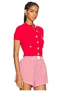 view 2 of 5 GILET ROMIE SHORT SLEEVE in Red