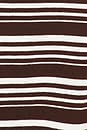 view 5 of 5 Sheeva Stripe Polo in Brown & Ivory