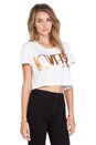 view 2 of 3 Lovers Icon Crop Top in White