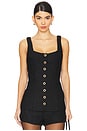 view 1 of 4 Jacquie Tweed Top in Black