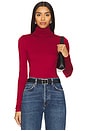 x Rachel Katie Turtleneck in Dark Red