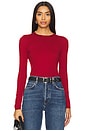 view 1 of 4 Emberly Knit Top in Red