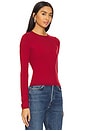 view 2 of 4 Emberly Knit Top in Red