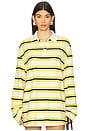 Erin Polo in Yellow Stripe