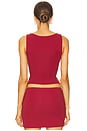 view 3 of 4 Lainey Top in Oxblood