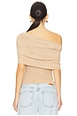 view 3 of 4 Gerda Off The Shoulder Top in Oat