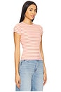 view 2 of 5 Madelyn Tee in Orange Multi Stripe