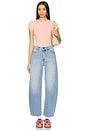 view 4 of 5 Madelyn Tee in Orange Multi Stripe