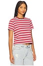 view 2 of 5 Liana Tee in Red Multi Stripe