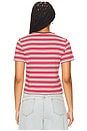 view 3 of 5 Liana Tee in Red Multi Stripe