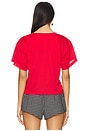 view 3 of 4 CROPPED トップ in Red