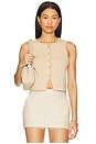 view 1 of 4 Zinnia Vest in Camel