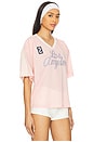 view 2 of 4 Los Angeles Jersey Top in Baby Pink