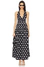 view 4 of 4 Deven Top in Black Polka Dot