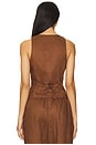 view 3 of 4 Asa Vest in Chocolate