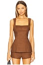 view 1 of 4 Brixton Top in Chocolate