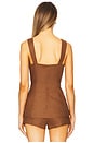 view 3 of 4 Brixton Top in Chocolate