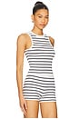 view 2 of 4 Kathleen Knit Tank in Navy & White