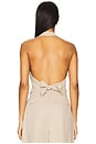 view 3 of 4 Aria Vest in Taupe Neutral