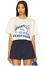 Cover Up Tee in Blue Beach Club