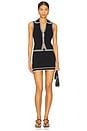 view 4 of 4 Azariah Knit Vest in Black & White