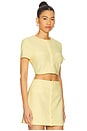view 2 of 4 Reid Top in Light Yellow